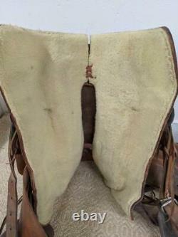 15 Used Monroe Veach Western Ranch Saddle 348-1958