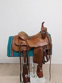 15 Used Powder River Western Working Cowhorse Saddle 563-3765