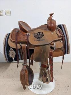 15 Used Scott Thomas Western Roping Saddle 2-1427