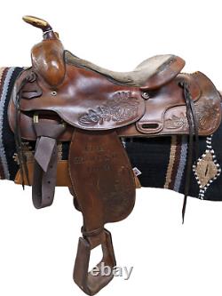 15 Used Tex Tan Western Pleasure Saddle 577-4105