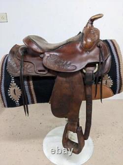 15 Used Tex Tan Western Pleasure Saddle 577-4105