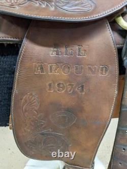 15 Used Tex Tan Western Pleasure Saddle 577-4105