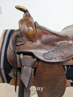 15 Used Tex Tan Western Pleasure Saddle 577-4105