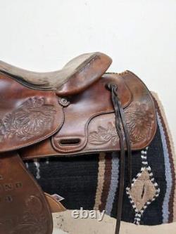 15 Used Tex Tan Western Pleasure Saddle 577-4105