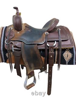 15 Used Vinton Saddlery Western Cutting Saddle 40-4673