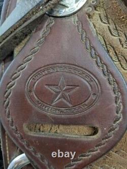 15 Used Vinton Saddlery Western Cutting Saddle 40-4673