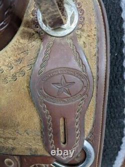 15 Used Vinton Saddlery Western Cutting Saddle 40-4673