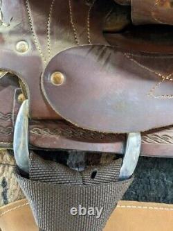 15 Used Vinton Saddlery Western Cutting Saddle 40-4673
