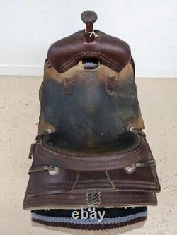 15 Used Vinton Saddlery Western Cutting Saddle 40-4673