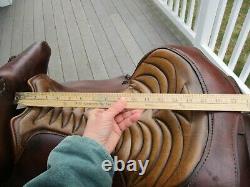 15'' Vintage #963 Bear Trap Roper Western Saddle Fqhb 35lb#