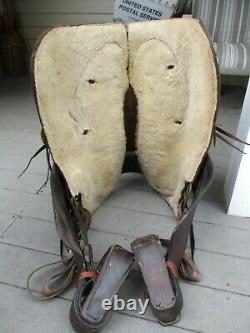 15'' Vintage #963 Bear Trap Roper Western Saddle Fqhb 35lb#