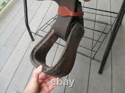 15'' Vintage #963 Bear Trap Roper Western Saddle Fqhb 35lb#