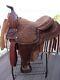 15'' Vintage Buck Stitched Roper Western Saddle 29.5 Lbs