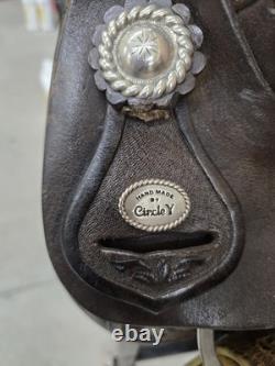 15 Vintage Circle Y All Around/ Ranch Roper Western Saddle