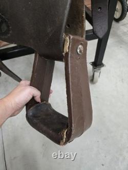15 Vintage Circle Y All Around/ Ranch Roper Western Saddle