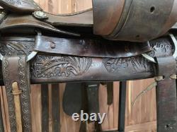 15 Vintage Circle Y All Around/ Ranch Roper Western Saddle