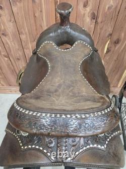 15 Vintage Circle Y All Around/ Ranch Roper Western Saddle