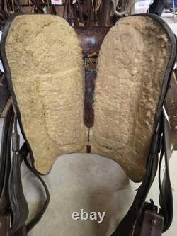 15 Vintage Circle Y All Around/ Ranch Roper Western Saddle