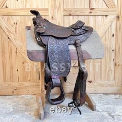 15 Vintage Circle Y All Around Ranch Saddle