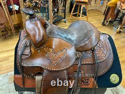 15 Vintage King Saddle Shop Western Roping Saddle