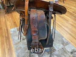 15 Vintage King Saddle Shop Western Roping Saddle