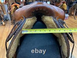 15 Vintage King Saddle Shop Western Roping Saddle