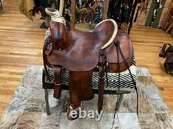 15 W L Bill Cook Western Roping/ Ranch Saddle