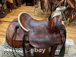 15 W L Bill Cook Western Roping/ Ranch Saddle