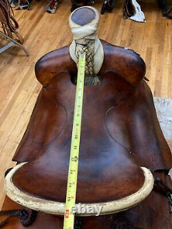 15 W L Bill Cook Western Roping/ Ranch Saddle