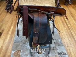 15 W L Bill Cook Western Roping/ Ranch Saddle