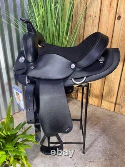 15 WINTEC Light Weight ROUND SKIRT Western Saddle Black Demo Model
