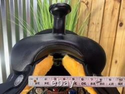 15 WINTEC Light Weight ROUND SKIRT Western Saddle Black Demo Model 15 WINTEC Light Weight ROUND SKIRT Western Saddle Black Demo Model