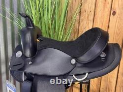 15 WINTEC Light Weight ROUND SKIRT Western Saddle Black Demo Model