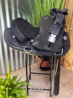 15 WINTEC Light Weight ROUND SKIRT Western Saddle Black Demo Model