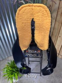 15 WINTEC Light Weight ROUND SKIRT Western Saddle Black Demo Model