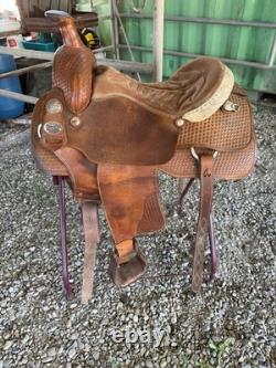 15 Western Saddle Ortho Flex Gorgeous Tooling