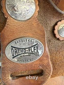 15 Western Saddle Ortho Flex Gorgeous Tooling