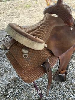 15 Western Saddle Ortho Flex Gorgeous Tooling