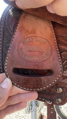 15 billy cook Western Saddle