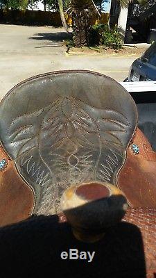 15 in used Corriente barrel saddle great condition