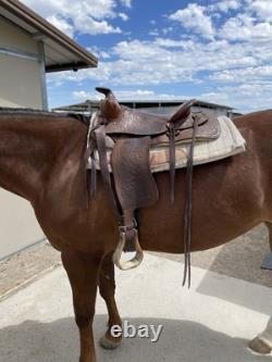 15 inch SIMCO WESTERN SADDLE TRAIL #5552 with Back Cinch