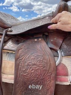 15 inch SIMCO WESTERN SADDLE TRAIL #5552 with Back Cinch