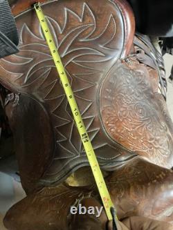 15 inch SIMCO WESTERN SADDLE TRAIL #5552 with Back Cinch