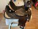 15 Inch Black Saddle King Western Saddle With Silver Accents