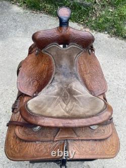 15 inch western saddle