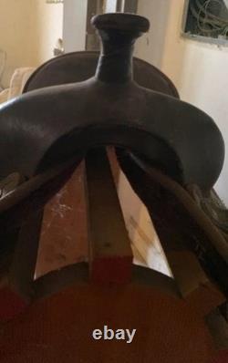 15 inch western synthetic weaver saddle