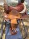 15 Western Barrel Saddle Leather