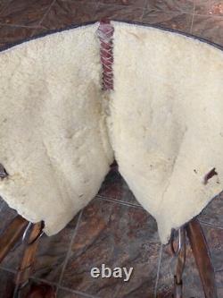 15 western barrel saddle leather