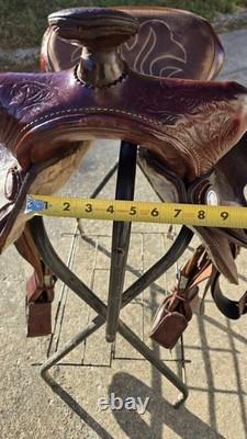 15in King Series Western Trail/ Pleasure Saddle, Brown Leather