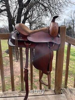 15in Saddle King of California Western Saddle Lightly Used